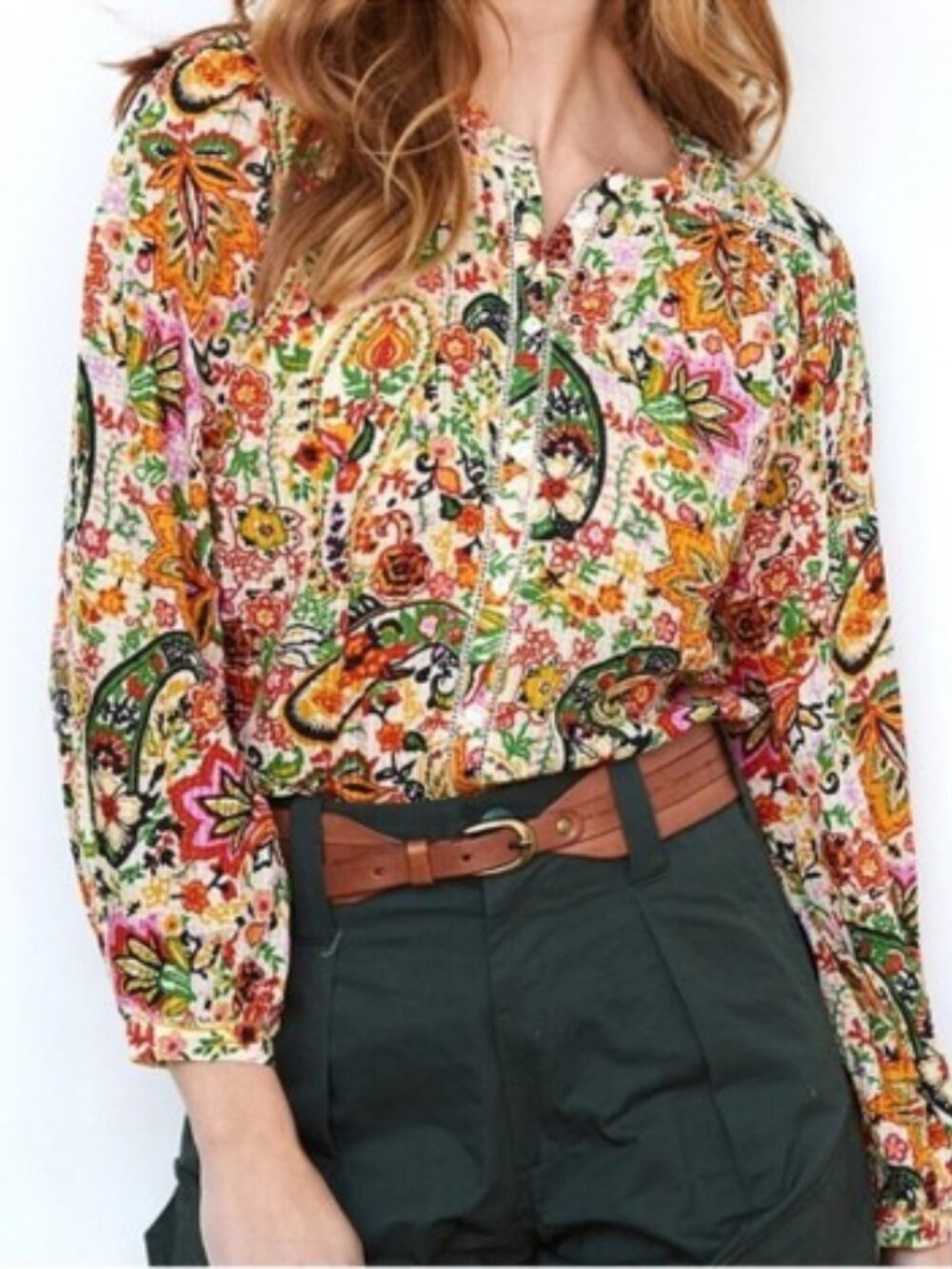 Ba&sh Bianca Blouse Vert XS